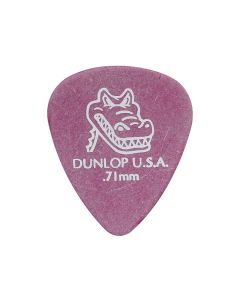 Dunlop Gator Grip 0.71 mm. plectra, paars, 72-pack