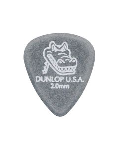 Dunlop Gator Grip 2.00 mm. plectra, zwart, 72-pack