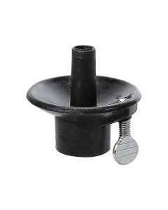 Hayman zadel voor hi-hat-bekken, nylon, met verstelbare kantelbout, wit, binnendiameter 7,0 mm