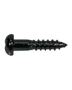 Boston screw, 2,1x10mm, 12pcs, dome head, black