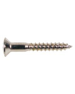 Boston screw, 3,5x25mm, 12pcs, oval countersunk, nickel