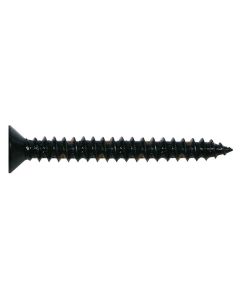 Boston screw, 3,5x25mm, 12pcs, flat countersunk, tapping, black