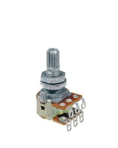 ALPS 2x250K blender potentiometer, 10mm. bushing, M7x0,75 thread, blends 2 sources, made in Japan