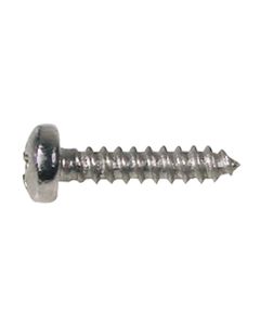 Boston screw, 2,2x6,5mm, 12pcs, dome head, tapping, for trussrod cover and tuners short, nickel