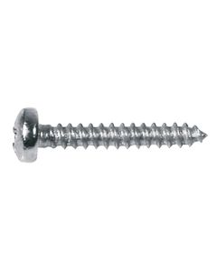 Boston screw, 2,2x9,5mm, 12pcs, dome head, tapping, for tuners, nickel