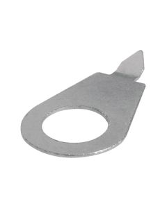 Boston pointer washers, 6-pack, 30 degrees angled point, 9,5mm hole for inch pots. nickel