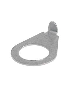 Boston pointer washers, 6-pack, 90 degrees angled point, 9,5mm hole for inch pots, nickel