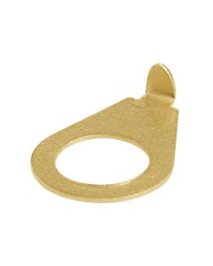 Boston pointer washers, 6-pack, 90 degrees angled point, 9,5mm hole for inch pots, gold