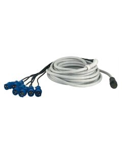 Proel licht kabel, zwart, 10 mtr/19 x 2,5mm, 1 x sox-19-fv en 6 x sdc-852