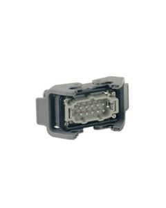 Proel multi power connector chasisdeel, 10 p  t , male "harting"serie 16a 400v