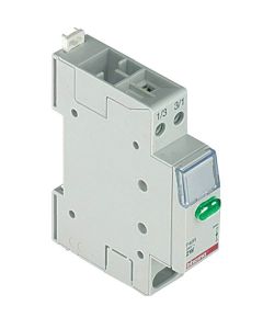 Proel din module with green lamp, 220v 0,3w