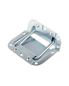 Proel hinge with lid support, 2 pcs, nickel plated, 106 X 106 mm