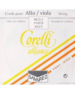 Corelli Alliance altvioolsnaar D-2, 33/37 cm., heavy, stabilon, aluminium-alloy