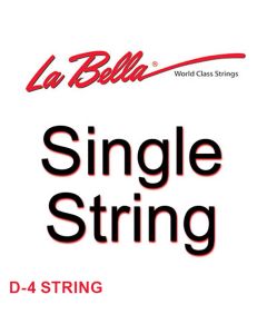 La Bella Concert D-4 string, golden alloy wound