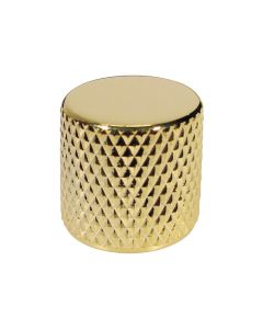 Boston dome knob, metal, diam 19,0 x19,0mm, push on, shaft size 6,0mm, gold1