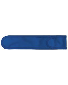 Boston blokfluittassen, licht blauw, met velcro flap, 6-pack