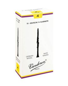 Vandoren White Master rieten voor Bb-klarinet 4.0, 10-pack