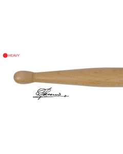 Agner Rene Creemers drumstokken, paar, hickory, rood/zwaar gewicht, 16,3 x 410 mm.