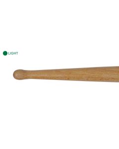 Agner concert drumstokken, paar, hickory, groen/licht gewicht, 16,0 x 405 mm.