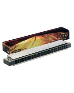 Belcanto tremolo harmonica, 48-tonig, C, ABS