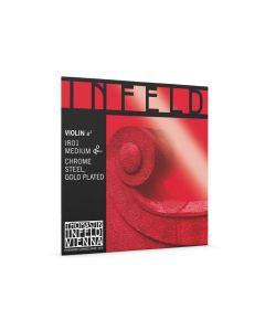 Thomastik Infeld Infeld Red vioolsnaar E-1 4/4, rood, chromesteel, verguld