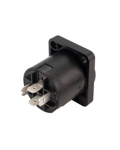 Neutrik Speakon chassis connector, 4-polig, vierkant