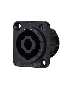 Neutrik Speakon chassis connector, 4-polig, vierkant