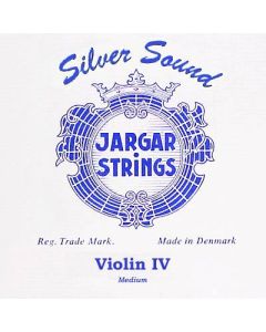 Jargar Silver Sound vioolsnaar G-4, medium, blauw, zilver