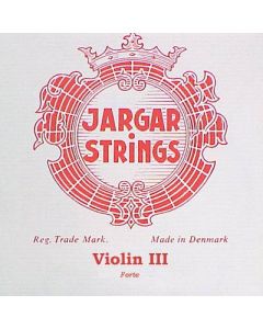 Jargar Classic Red vioolsnaar D-3, hard, rood, flexi-metal