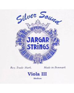 Jargar Silver Sound altvioolsnaar G-3, medium, blauw, zilver