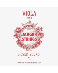 Jargar Silver Sound altvioolsnaar G-3, hard, rood, zilver