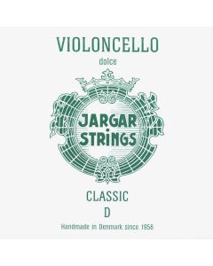 Jargar Classic Green cellosnaar D-2, soft, groen, flexi-metal