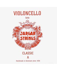 Jargar Classic Red cellosnaar A-1, hard, rood, flexi-metal