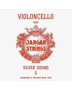 Jargar Silver Sound cellosnaar G-3, hard, rood, zilver