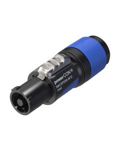 Neutrik Speakon voeding connector, female, 20 ampere, 3-polig, blauw (power in)