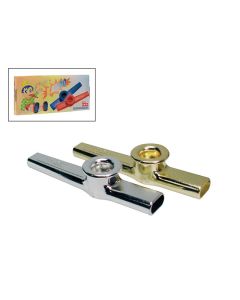 Dadi kazoo display doos, met 12 kazoos (6 zilver en 6 goud)