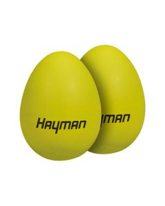 Hayman schudeieren, plastic, geel, paar, 45 grams