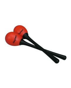 Hayman schudeieren, plastic, rood, paar, met steel, 20 grams