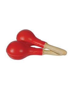 Hayman maracas, plastic, groot model, rood, paar