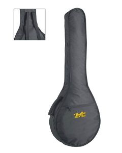 Boston gigbag voor tenorbanjo of gitaarbanjo, hoogte: 100 cm., 10 mm. gevoerd nylon, zwart