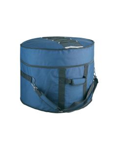 Boston deluxe bassdrum gigbag 20", zwart-blauw, 15 mm gevoerd hardfoam