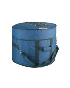 Boston deluxe bassdrum gigbag 22", zwart-blauw, 15 mm gevoerd hardfoam