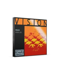 Thomastik Infeld Vision snarenset viool 1/8, bestaande uit VI-01-18, VI-02-18, VI-03-18 en VI-04-18