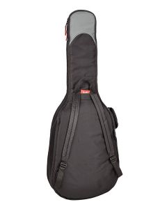 Boston Super Packer gigbag voor klassieke gitaar, 25 mm. voering, diverse accessoiresvakken, zwart en grijs