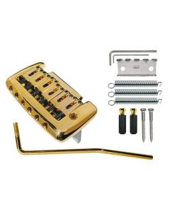 Boston tremolo Stallion, pitch 10,5mm, with 2 studs, gold