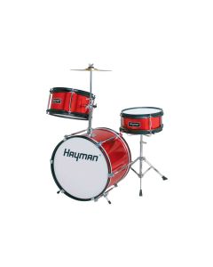 Hayman Junior Series 3-delig junior drumstel, metallic rood