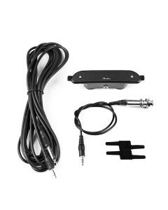 Shadow active soundhole pickup, single coil with 4 meter cable, 2x3v battery