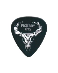 Pickboy Celltex 0.75 mm. plectra met "buffalo"-design, 50-pack