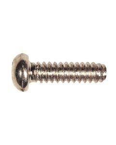 Boston switch bolt, 3,4x12mm, 12pcs, dome head, 6-32 thread for USA lever switches, nickel