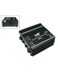 Gatt Audio DI box active 9Volt, with parallel out, ground lift, 20db or 40db attenuation